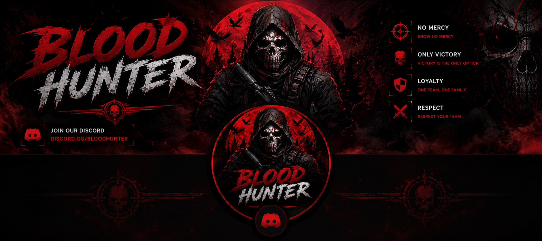 Blood Hunter squad banner